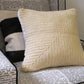 Zag Cable Knit Wool Decorative Pillow