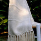 Designer Fringed Striped Throw