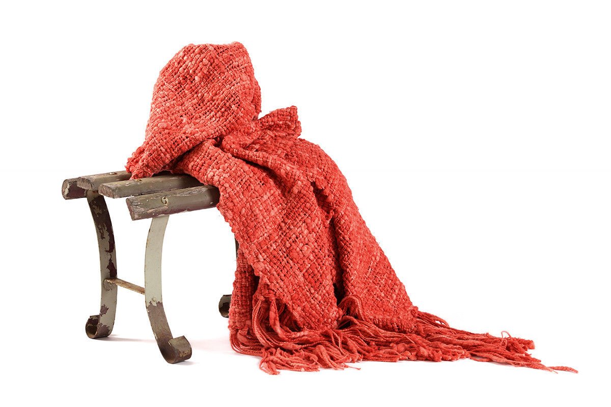 Rustic Cotton Throw Blanket