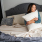 Natural Cotton Pillow With Wool Filling