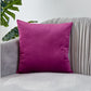 20''x20'' luxe velvet throw pillow | 17 colors soft & elegant solid design | modern couch & bedroom accent | insert included