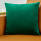 20''x20'' luxe velvet throw pillow | 17 colors soft & elegant solid design | modern couch & bedroom accent | insert included