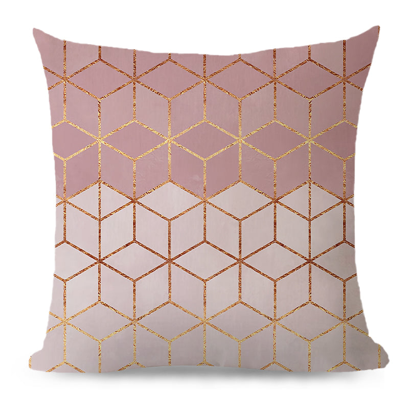 18''x18'' metallic accent geometric throw pillow | 16 designs modern & glam patterns | chic square accent | insert included
