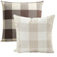 Set of 2 Beautiful combination Throw Pillow Covers and Inserts size 18"x18" Square, well mixed colors of one of each