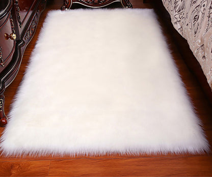 Thicken Faux Fur Rugs Plush Carpet area rug options of 4 colors 3 sizes