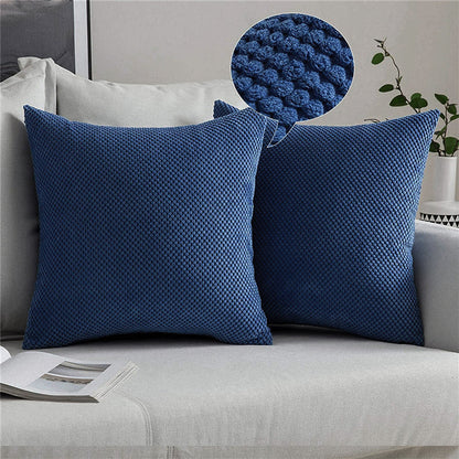 Set of 2 Cross shape Solid Color Pillows (With or Without Inserts) size 18"x18"