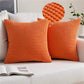 Set of 2 Cross shape Solid Color Pillows (With or Without Inserts) size 18"x18"