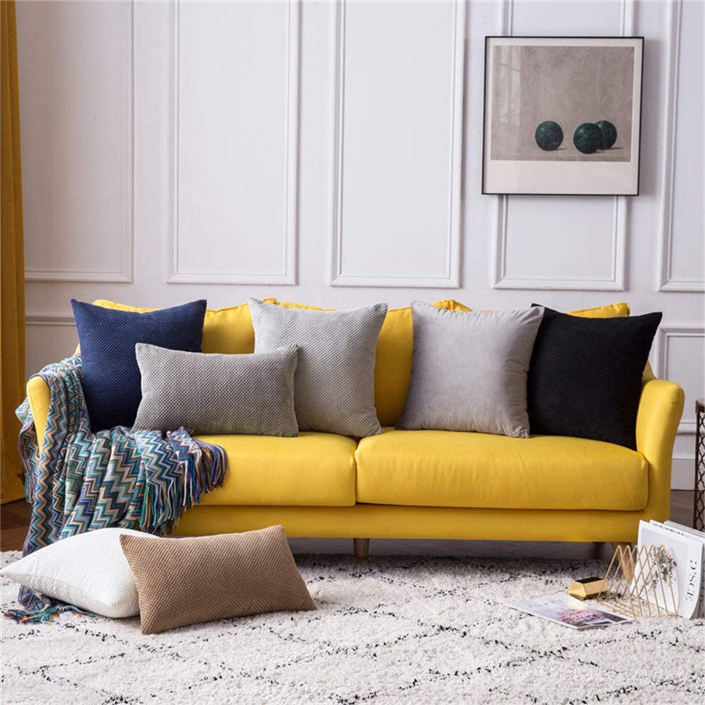 Solid Color FULL set Throw Pillow (With 450g Insert) size 18"x18" many colors