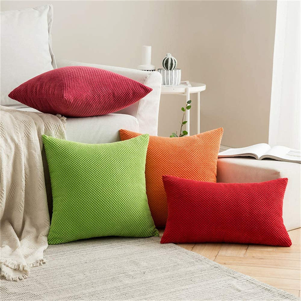 Solid Color FULL set Throw Pillow (With 450g Insert) size 18"x18" many colors