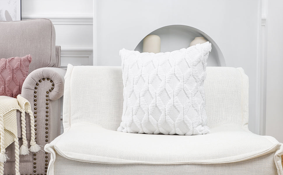 Throw Pillow Covers Wide Variety of Colors (With/Without Insert) options size 18"x18"