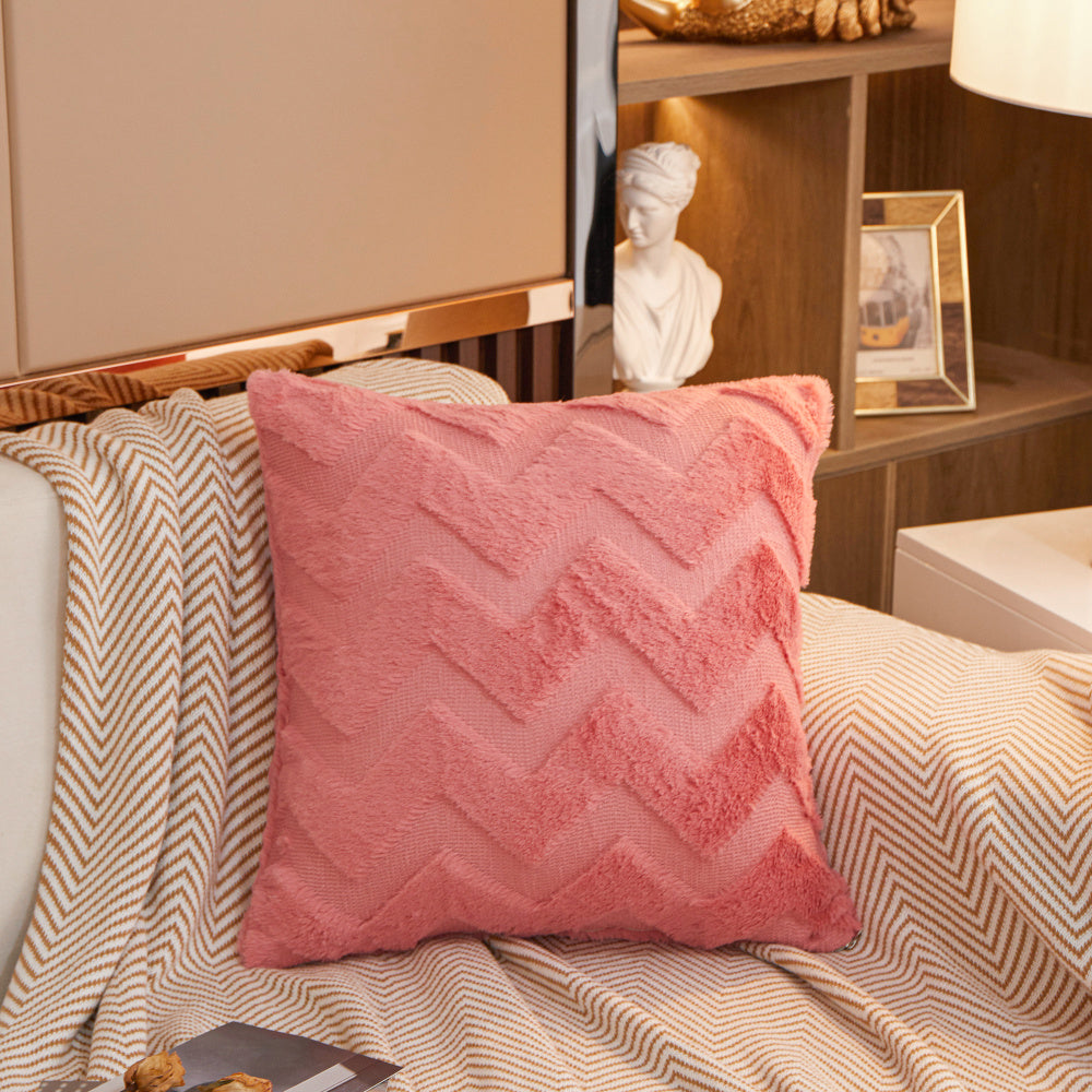 Weavy Plush Throw Pillow (With 450g Insert) 18"x18" square