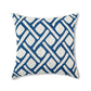 Geometric Links Accent Decorative Pillow (With/Without Inserts) 18"x18" Set of 2