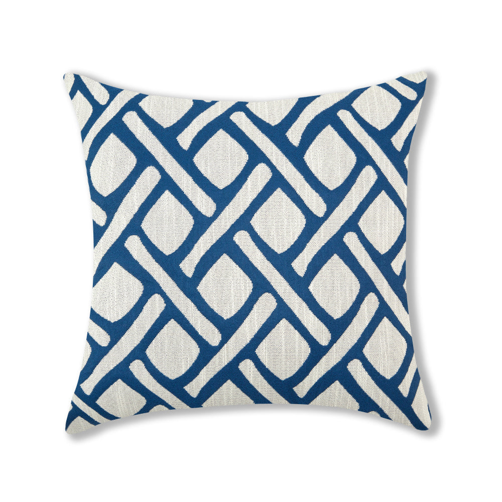 Geometric Links Accent Decorative Pillow (With/Without Inserts) 18"x18" Set of 2
