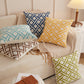 Geometric Links Accent Decorative Pillow (With/Without Inserts) 18"x18" Set of 2