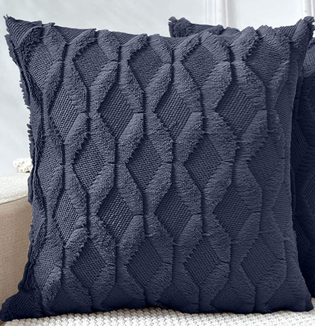 Diamond shaped Plush Throw Pillow (With Insert) size 18"x18"
