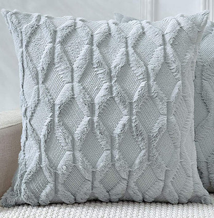 Diamond shaped Plush Throw Pillow (With Insert) size 18"x18"