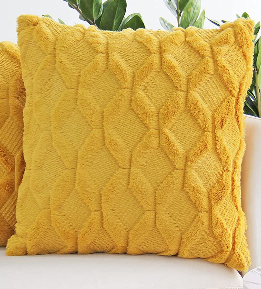 Diamond shaped Plush Throw Pillow (With Insert) size 18"x18"