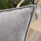 Square Cotton Velvet Pillow (With/Without Inserts) 20x20 inches, pack of 2 throw pillows