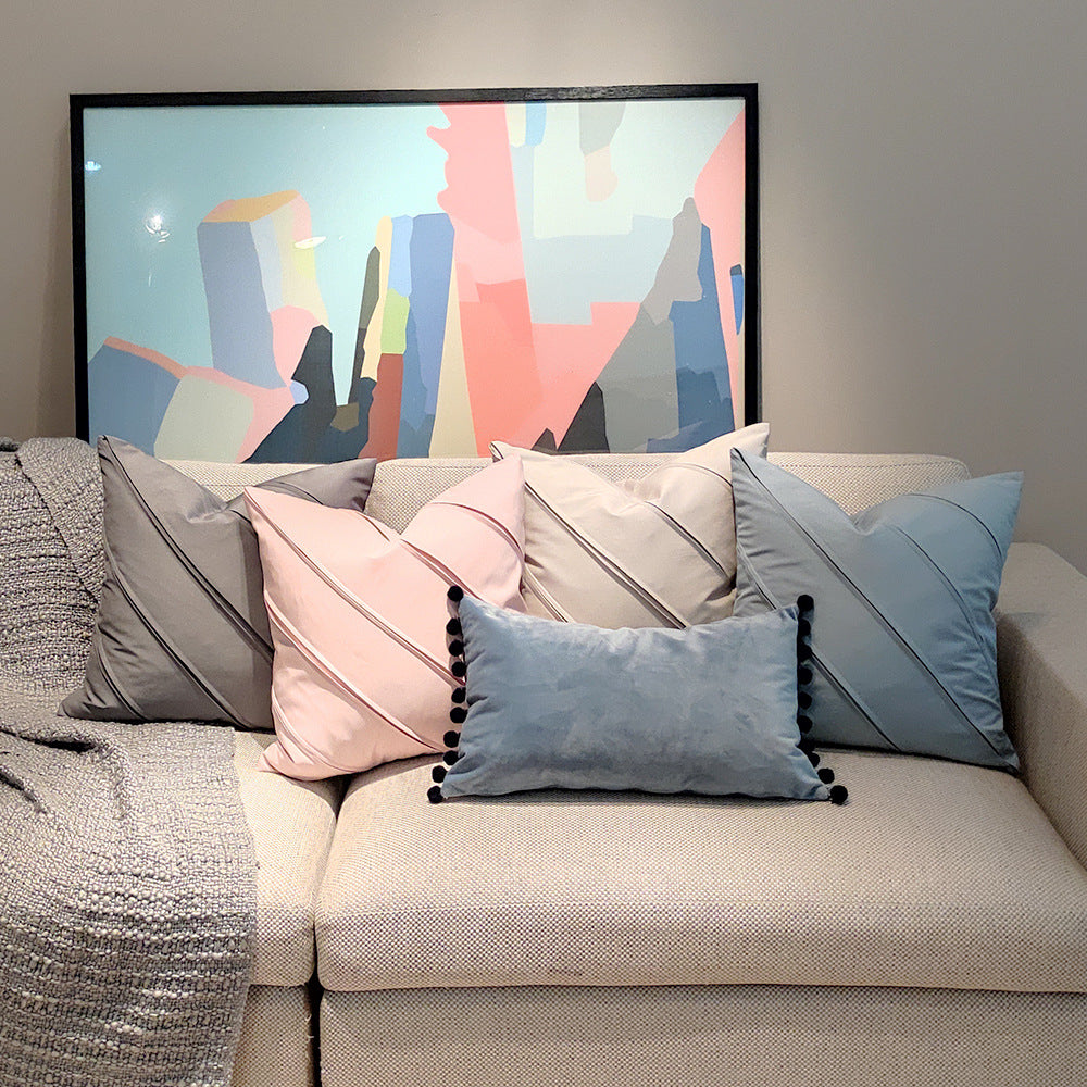 Pack of 2 Pillowcases Solid Colors (With/Without Inserts) size 18"x18"