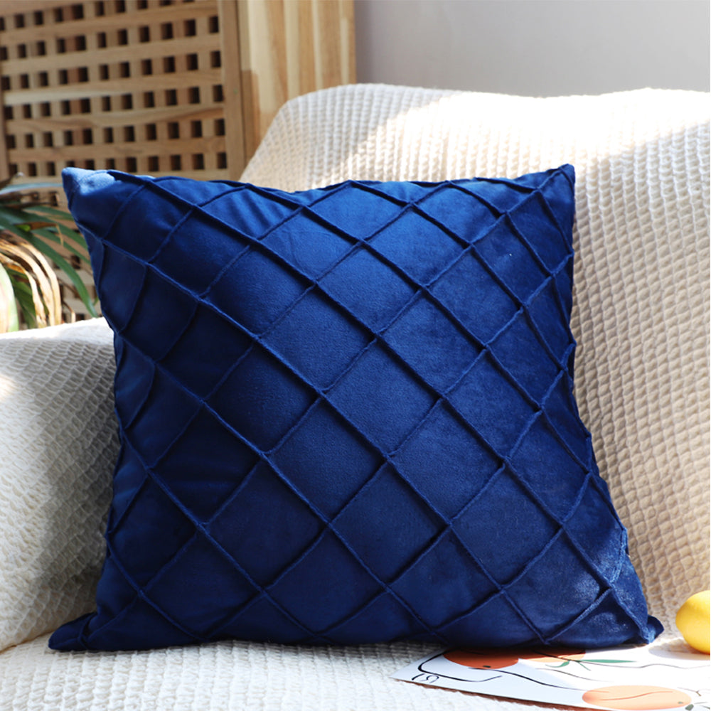 Diamond Cushion Throw Pillows (With/Without Inserts) 18x18 inches, pack of 2 throw pillows