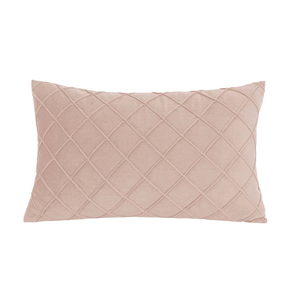 Rectangular Diamond-Shaped Pillow (With/Without Inserts) 12x20 inches, pack of 2 lumbar throw pillows