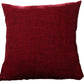 ok IN2x86 Set of 2 Polyester/Linen Blend Throw Pillow with magazine pocket on the side 450g Inserts are included size 18"x18"