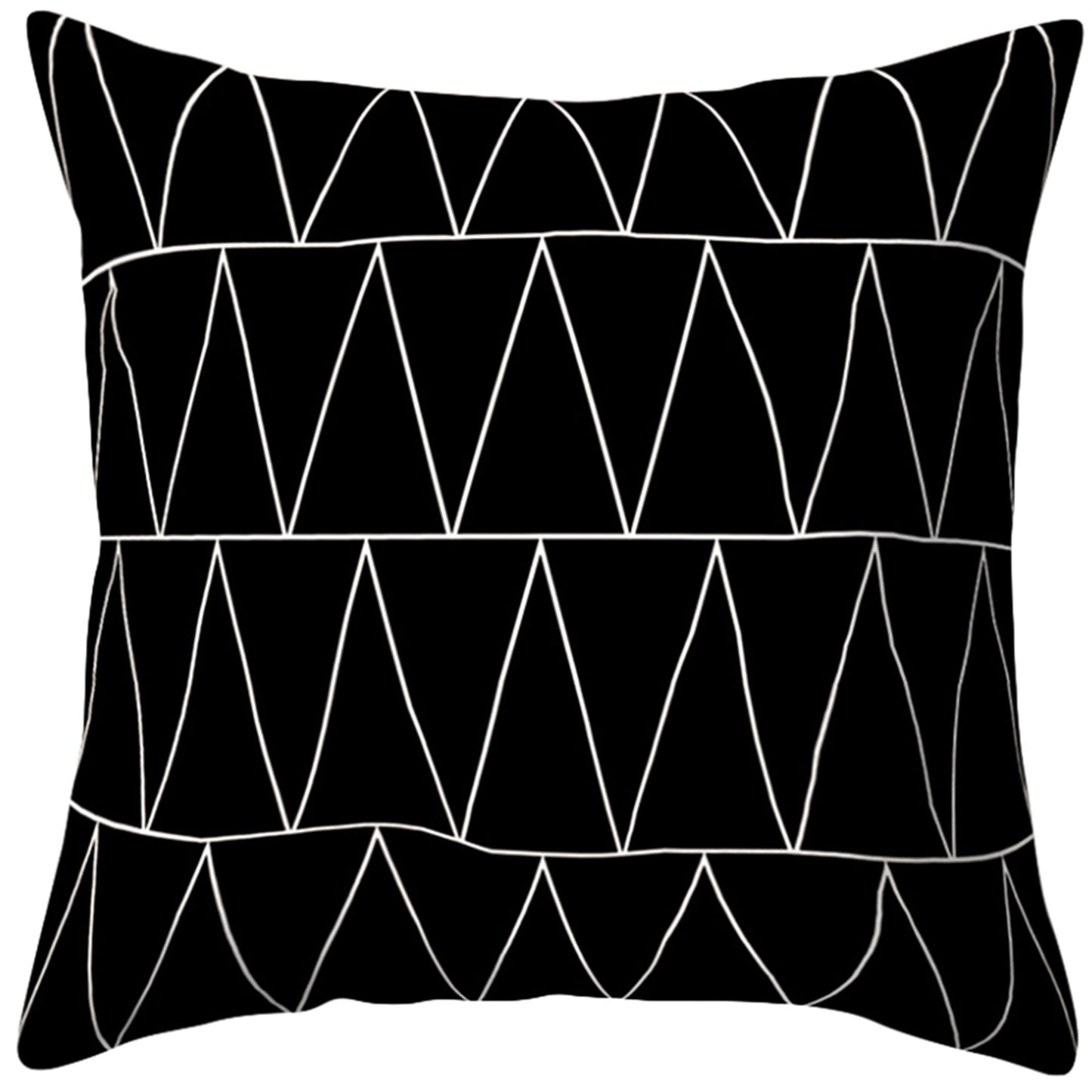 18''x18'' geometric print throw pillow | 18 designs modern & minimalist patterns | chic monochrome accent | insert included