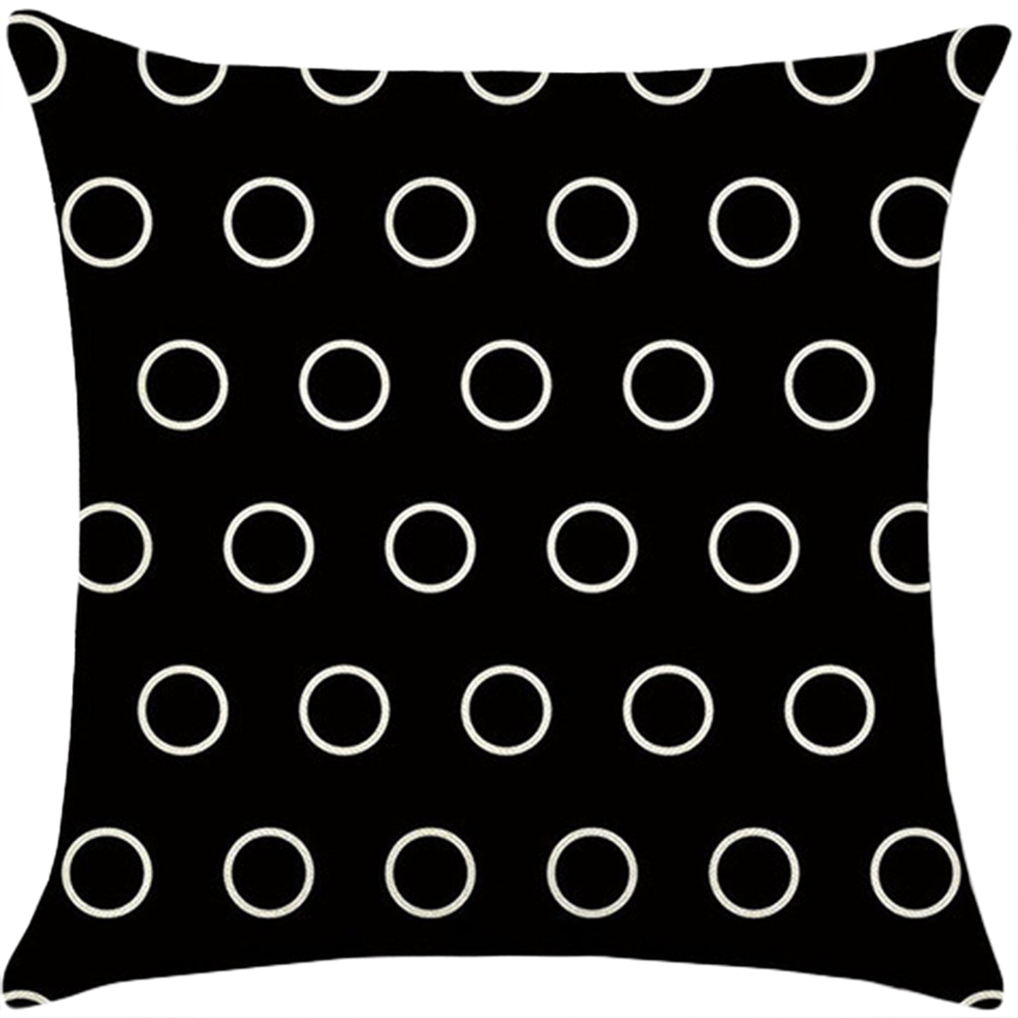 18''x18'' geometric print throw pillow | 18 designs modern & minimalist patterns | chic monochrome accent | insert included