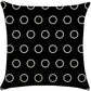 Set of 2 18"x18" square throw pillow geometric images covers only or with inserts