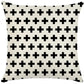 Set of 2 18"x18" square throw pillow geometric images covers only or with inserts