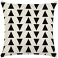 Set of 2 18"x18" square throw pillow geometric images covers only or with inserts
