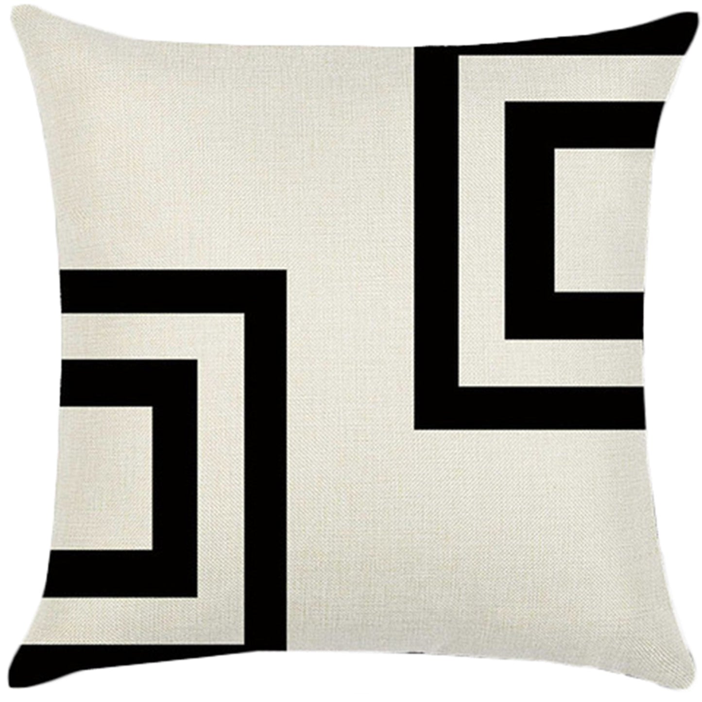 18''x18'' geometric print throw pillow | 18 designs modern & minimalist patterns | chic monochrome accent | insert included