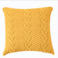 Knitted Cozy Home Decoration Throw Pillow (With or Without 450g Insert) 18"x18"