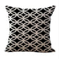 Geometric Pattern Throw Pillow  FULL set  (With  Insert) size 18"x18"