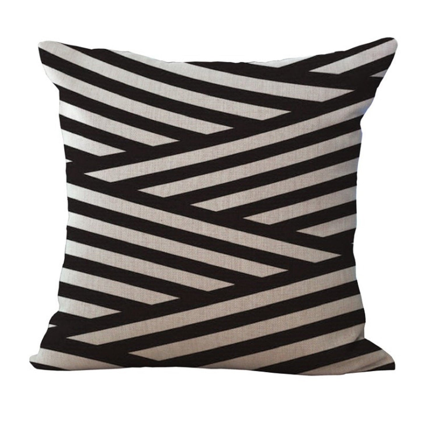 Geometric Pattern Throw Pillow  FULL set  (With  Insert) size 18"x18"