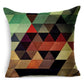 Geometric Pattern Throw Pillow  FULL set  (With  Insert) size 18"x18"