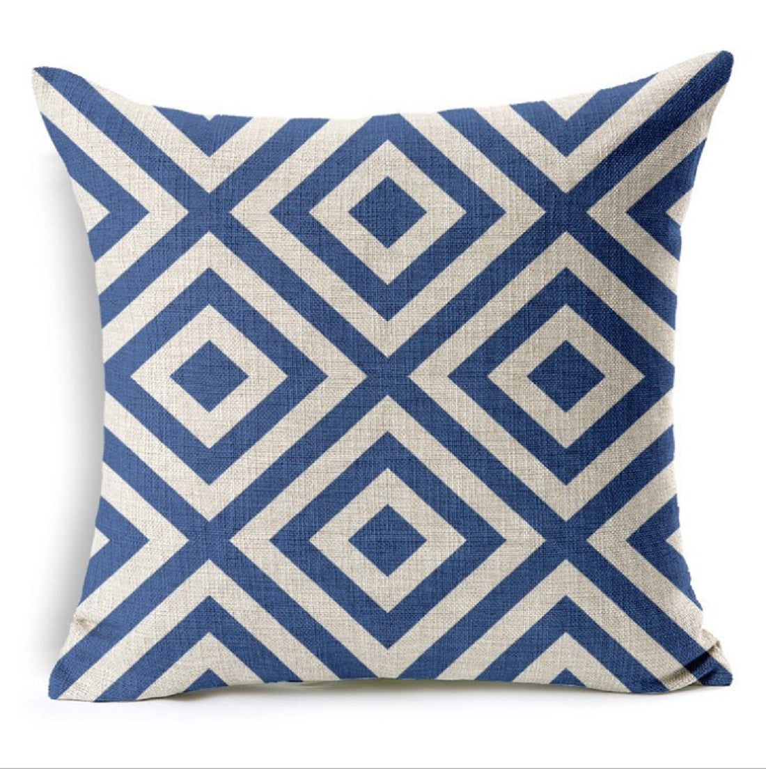 Geometric Pattern Throw Pillow  FULL set  (With  Insert) size 18"x18"