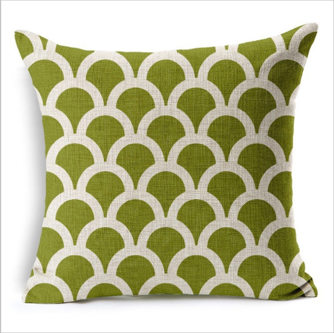 Geometric Pattern Throw Pillow  FULL set  (With  Insert) size 18"x18"
