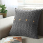 Knitted Cozy Home Decoration Throw Pillow (With or Without 450g Insert) 18"x18"