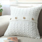 Knitted Cozy Home Decoration Throw Pillow (With or Without 450g Insert) 18"x18"