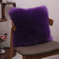 Pack of 1 Furry fur (front) Faux (back) pillow (With or Without Insert) sizes and colors options