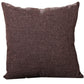 Polyester/Linen Blend Cushion Cover Pillow Case Pack of 2, 20''x20'' (With or Without Inserts)