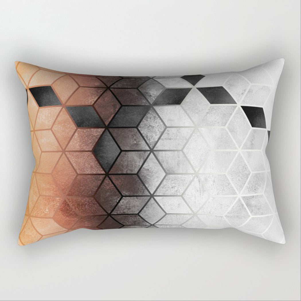 12"x20" modern geometric lumbar throw pillow 12 designs chic abstract & art deco prints gold accent decor insert included