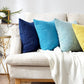 Set of 2 Polyester Blend soft hand feeling Throw Pillow Covers only 4 sizes