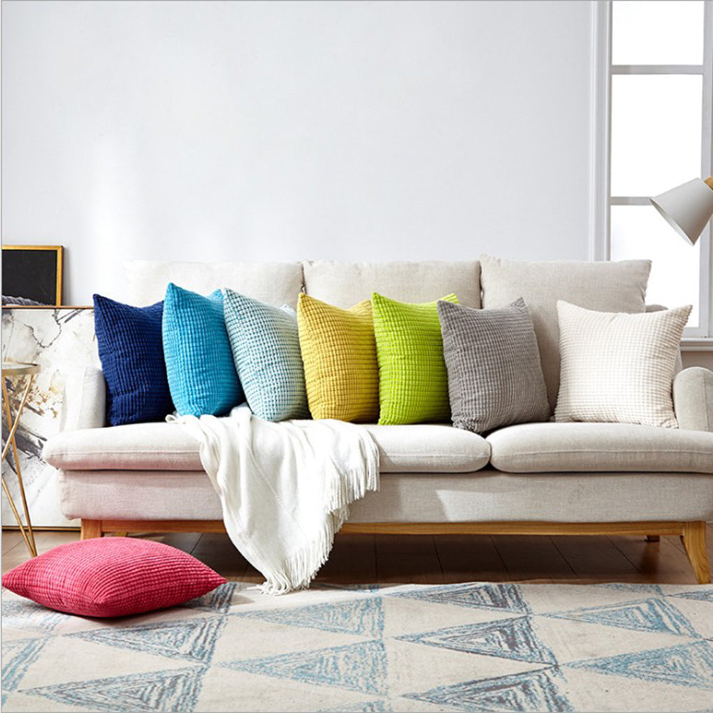 Set of 2 Polyester Blend soft hand feeling Throw Pillow Covers only 4 sizes