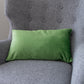 12"x20" luxury velvet lumbar support throw pillow | 7 vibrant colors |330g  insert included