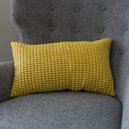 12''x20'' Soft Chenille Dot Throw Pillow | 8 Colors – Plush Textured Design | Cozy Modern Lumbar Accent | Insert Included