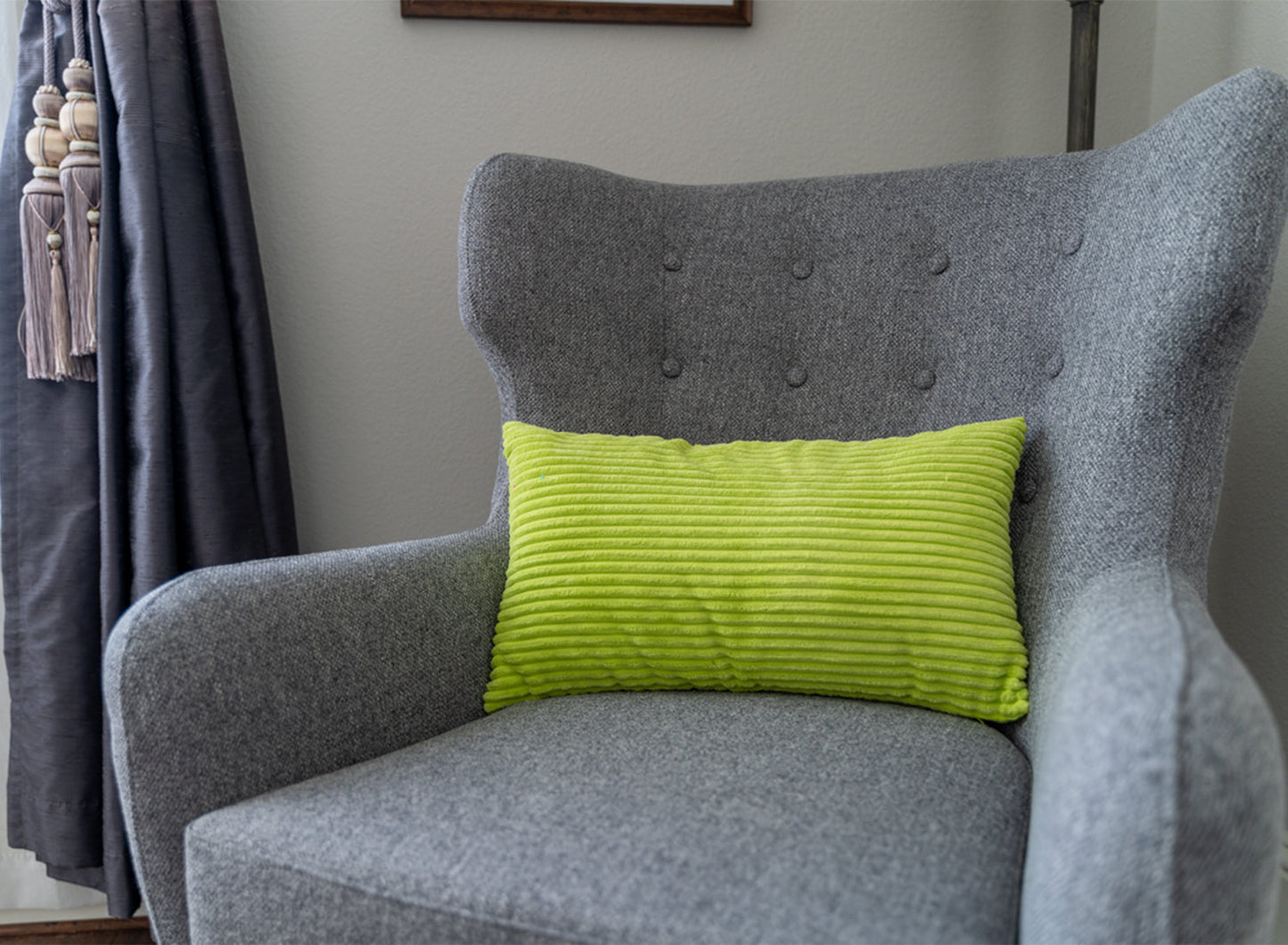 Set of 2 Stripe solid colors Throw Pillow (With/Without Inserts) 4 size options