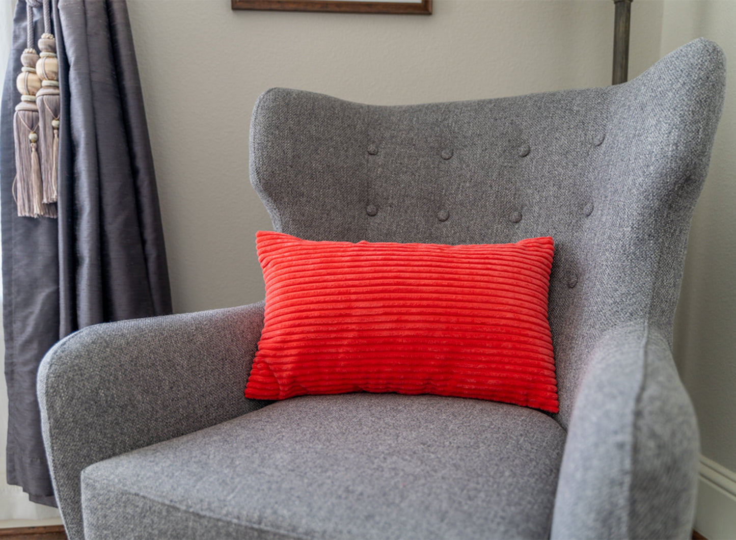 Set of 2 Stripe solid colors Throw Pillow (With/Without Inserts) 4 size options