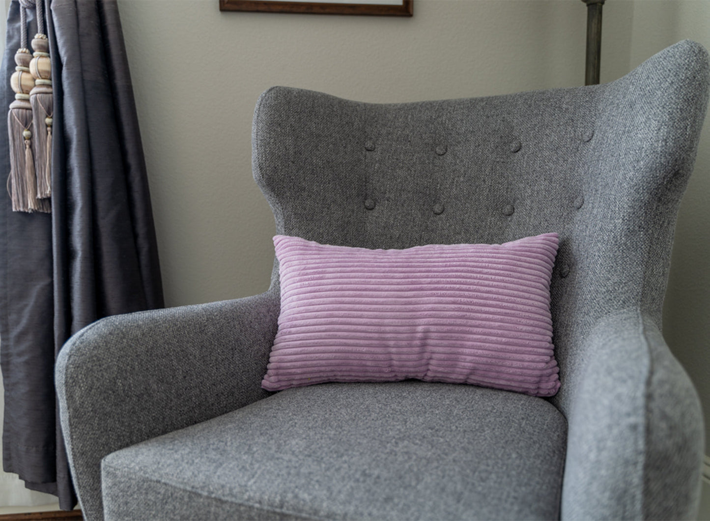 Stripe Throw Pillow (With Insert) 4 size options Elevate complete with a premium insert pack of 1